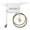 Wózek do popcornu - 51 x 37 cm - biało-złoty Royal Catering 10011104 RCPT-WGWG-1